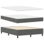 Cama Box Spring con Colchón Gris Oscuro 140x200 cm Tela | Foro24.es | Tu tienda online para hogar, jardín y más Foro24.es