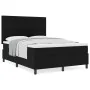 Cama con Somier con Colchón Negra 140x200 cm Tela de , Camas y somieres - Ref: Foro24-3339394, Precio: 516,03 €, Descuento: %