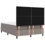 Cama con Somier y Colchón Taupe 160x200 cm Tela de , Camas y somieres - Ref: Foro24-3339403, Precio: 605,71 €, Descuento: %