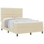 Cama con Base de Resorte con Colchón Crema 160x200 cm Tela | Foro24.es | Tu tienda online para hogar, jardín y más Foro24.es
