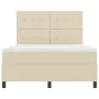 Cama con Base de Resorte con Colchón Crema 160x200 cm Tela | Foro24.es | Tu tienda online para hogar, jardín y más Foro24.es