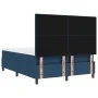 Cama Box Spring con Colchón Azul 160x200 cm de Tela | Foro24.es | Tu tienda online para hogar, jardín y más Foro24.es