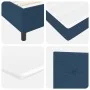 Cama Box Spring con Colchón Azul 160x200 cm de Tela | Foro24.es | Tu tienda online para hogar, jardín y más Foro24.es