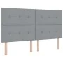 Cama con Box Spring con Colchón Gris Claro Super King Tela | Foro24.es | Tu tienda online para hogar, jardín y más Foro24.es