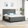 Cama de Caja de Resortes Gris Oscuro Super King Tela by , Beds and slatted bases - Ref: Foro24-3339407, Price: 648,85 €, Disc...
