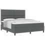 Cama de Caja de Resortes Gris Oscuro Super King Tela by , Beds and slatted bases - Ref: Foro24-3339407, Price: 648,85 €, Disc...