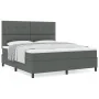 Cama de Caja de Resortes Gris Oscuro Super King Tela by , Beds and slatted bases - Ref: Foro24-3339407, Price: 648,85 €, Disc...