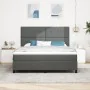 Cama de Caja de Resortes Gris Oscuro Super King Tela by , Beds and slatted bases - Ref: Foro24-3339407, Price: 648,85 €, Disc...