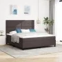 Cama con Base de Resortes y Colchón Marrón Oscuro Super King Tela | Foro24.es | Tu tienda online para hogar, jardín y más Foro24.es