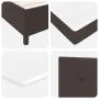 Cama con Base de Resortes y Colchón Marrón Oscuro Super King Tela | Foro24.es | Tu tienda online para hogar, jardín y más Foro24.es
