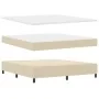 Cama Box Spring con Colchón Crema Super King Tela | Foro24.es | Tu tienda online para hogar, jardín y más Foro24.es