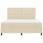 Cama Box Spring con Colchón Crema Super King Tela | Foro24.es | Tu tienda online para hogar, jardín y más Foro24.es