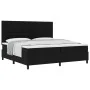 Cama con Base y Colchón Negro 200x200 cm Tela by , Beds and slatted bases - Ref: Foro24-3339415, Price: 682,66 €, Discount: %