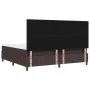 Cama Box Spring con Colchón Gris Oscuro 200x200 cm Tela | Foro24.es | Tu tienda online para hogar, jardín y más Foro24.es