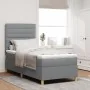 Cama con Somier con Colchón Gris Claro 90x200 cm Tela | Foro24.es | Tu tienda online para hogar, jardín y más Foro24.es