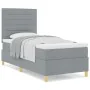 Cama con Somier con Colchón Gris Claro 90x200 cm Tela | Foro24.es | Tu tienda online para hogar, jardín y más Foro24.es