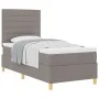 Cama con base con colchón taupe 90x200 cm tela by , Beds and slatted bases - Ref: Foro24-3339515, Price: 380,53 €, Discount: %