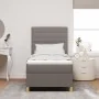 Cama con base con colchón taupe 90x200 cm tela by , Beds and slatted bases - Ref: Foro24-3339515, Price: 380,53 €, Discount: %
