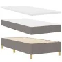 Cama con base con colchón taupe 90x200 cm tela by , Beds and slatted bases - Ref: Foro24-3339515, Price: 380,53 €, Discount: %