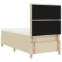 Cama con Base de Muelles y Colchón Crema 90x200 cm Tela | Foro24.es | Tu tienda online para hogar, jardín y más Foro24.es
