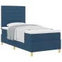 Cama con Base y Colchón Azul 90x200 cm Tela | Foro24.es | Tu tienda online para hogar, jardín y más Foro24.es