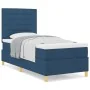 Cama con Base y Colchón Azul 90x200 cm Tela | Foro24.es | Tu tienda online para hogar, jardín y más Foro24.es