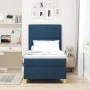 Cama con Base y Colchón Azul 90x200 cm Tela | Foro24.es | Tu tienda online para hogar, jardín y más Foro24.es