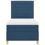 Cama con Base y Colchón Azul 90x200 cm Tela | Foro24.es | Tu tienda online para hogar, jardín y más Foro24.es
