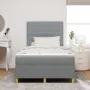 Cama Box Spring con Colchón Gris Claro 120x200 cm Tela | Foro24.es | Tu tienda online para hogar, jardín y más Foro24.es