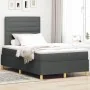 Cama con Somier Gris Oscuro 120x200 cm Tela de , Camas y somieres - Ref: Foro24-3339533, Precio: 410,36 €, Descuento: %
