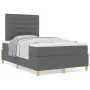 Cama con Somier Gris Oscuro 120x200 cm Tela de , Camas y somieres - Ref: Foro24-3339533, Precio: 410,36 €, Descuento: %