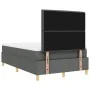 Cama con Somier Gris Oscuro 120x200 cm Tela de , Camas y somieres - Ref: Foro24-3339533, Precio: 410,36 €, Descuento: %