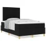 Cama con Base de Resortes Negra 120x200 cm Tela by , Beds and slatted bases - Ref: Foro24-3339534, Price: 418,67 €, Discount: %