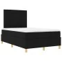 Cama con Base de Resortes Negra 120x200 cm Tela by , Beds and slatted bases - Ref: Foro24-3339534, Price: 418,67 €, Discount: %