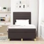 Cama con Somier con Colchón Marrón Oscuro 120x200 cm Tela | Foro24.es | Tu tienda online para hogar, jardín y más Foro24.es