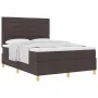 Cama con Box Spring y Colchón Marrón Oscuro 140x190 cm Tela | Foro24.es | Tu tienda online para hogar, jardín y más Foro24.es