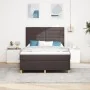 Cama con Box Spring y Colchón Marrón Oscuro 140x190 cm Tela | Foro24.es | Tu tienda online para hogar, jardín y más Foro24.es