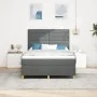 Cama con Base con Colchón Gris Oscuro 140x200 cm Tela | Foro24.es | Tu tienda online para hogar, jardín y más Foro24.es