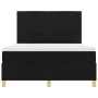 Cama con Base de Resortes Negra 140x200 cm Tela by , Beds and slatted bases - Ref: Foro24-3339548, Price: 523,42 €, Discount: %