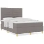 Cama con somier y colchón taupe 140x200 cm de tela by , Beds and slatted bases - Ref: Foro24-3339550, Price: 512,13 €, Discou...