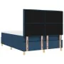 Cama con Base de Muelles Azul con Colchón 160x200 cm Tela | Foro24.es | Tu tienda online para hogar, jardín y más Foro24.es