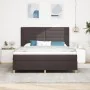 Cama con Somier con Colchón Marrón Oscuro Super Rey Tela | Foro24.es | Tu tienda online para hogar, jardín y más Foro24.es