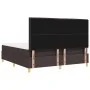 Cama con Somier con Colchón Marrón Oscuro Super Rey Tela | Foro24.es | Tu tienda online para hogar, jardín y más Foro24.es
