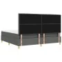 Cama con Box Spring con colchón gris oscuro 200x200 cm tela von , Betten und Lattenroste - Ref: Foro24-3339568, Preis: 675,06...