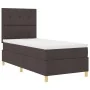 Cama con Base y Colchón Marrón Oscuro 90x200 cm Tela | Foro24.es | Tu tienda online para hogar, jardín y más Foro24.es