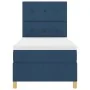 Cama con Somier y Colchón Azul 90x200 cm Tela | Foro24.es | Tu tienda online para hogar, jardín y más Foro24.es