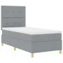 Cama con Somier y Colchón Gris Claro 100x200 cm Tela | Foro24.es | Tu tienda online para hogar, jardín y más Foro24.es