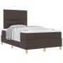 Cama con Base y Colchón Marrón Oscuro 120x200 cm Tela | Foro24.es | Tu tienda online para hogar, jardín y más Foro24.es
