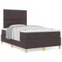 Cama con Base y Colchón Marrón Oscuro 120x200 cm Tela | Foro24.es | Tu tienda online para hogar, jardín y más Foro24.es