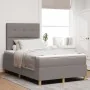 Cama con Box Spring y Colchón Taupe 120x200 cm Tela | Foro24.es | Tu tienda online para hogar, jardín y más Foro24.es